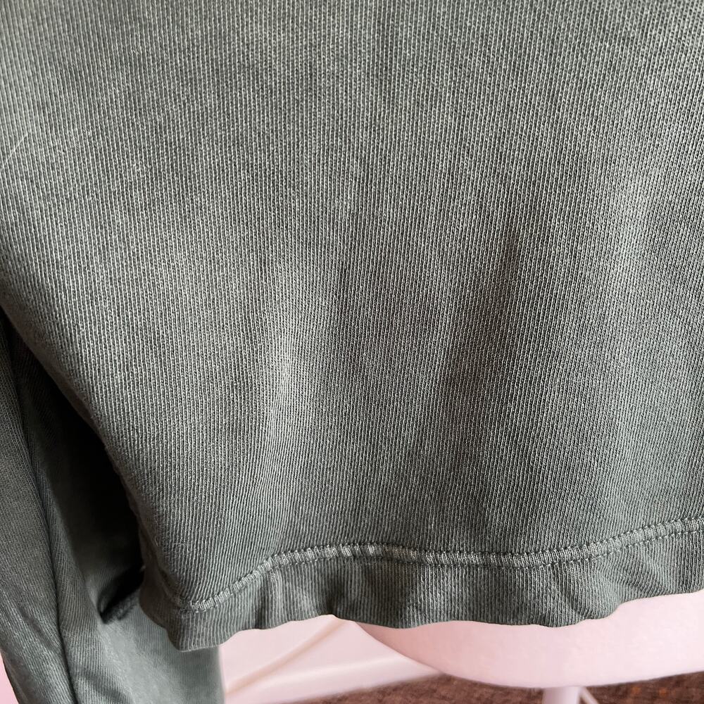 Offline by Aerie Green Graphic Sweatshirt‎ Pullover Cozy Loungewear Medium - Picture 10 of 12
